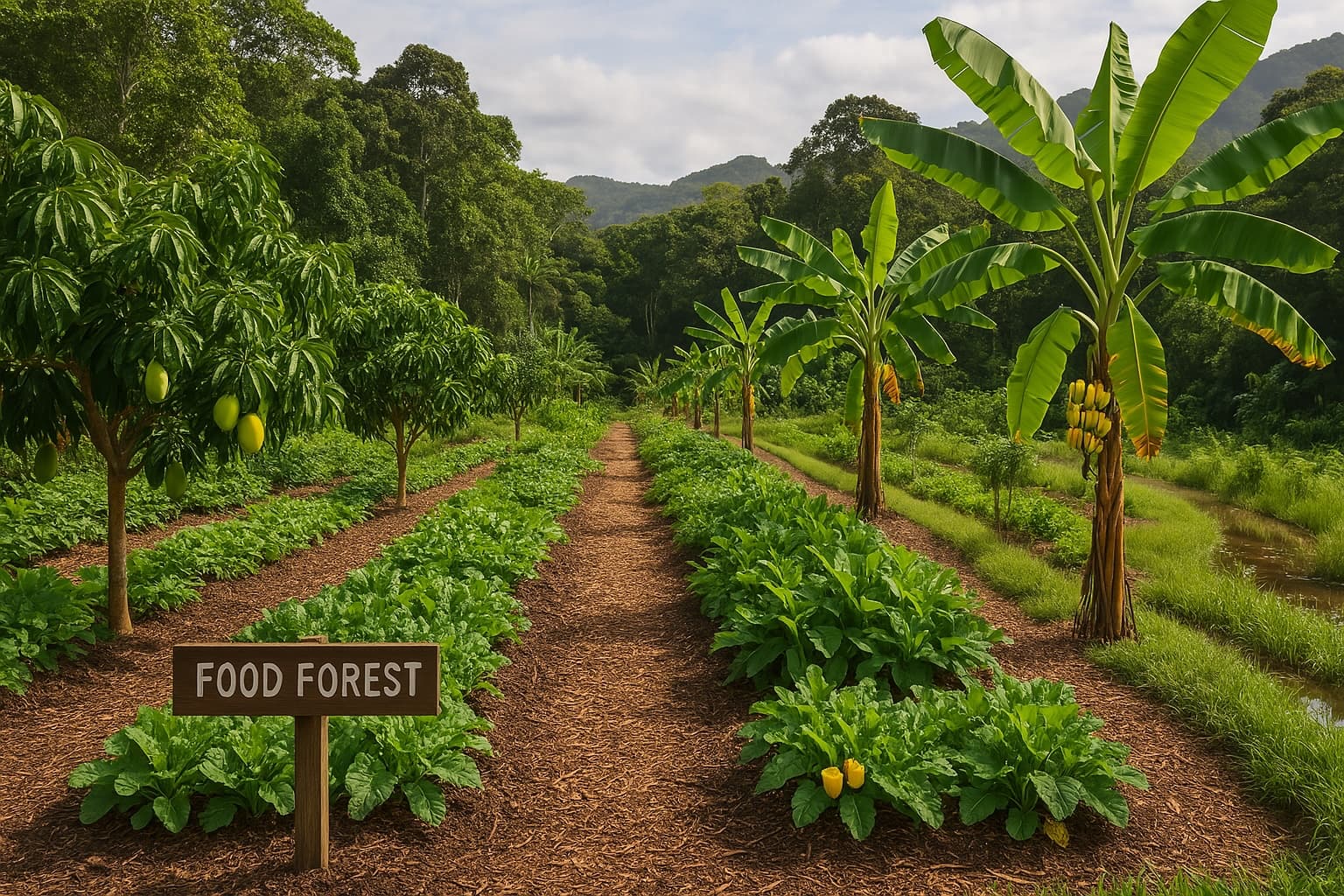 Basic Permaculture Agroforestry System